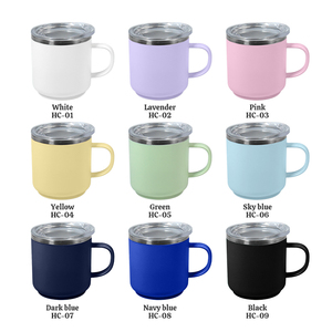 5oz Stainless Steel inner plastic outer Coffee Mug mini shot <strong>glass</strong> with handle lid kids cup customize logo - Product Image 1