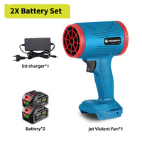 Souffleur électrique sans fil Newbeny Brush 350W 1 vitesse 18V 360G'' Jet Fan 110000 tr/min Vitesse du vent Souffleuse à neige pour batterie Pin