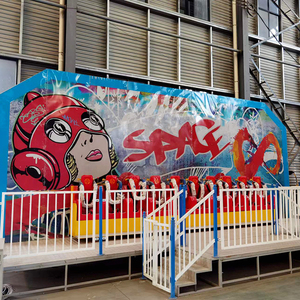 Manège extérieur Miami Wave Ride pour parc d'attractions, structure en fibre de verre et acier pour <span class=keywords><strong>8</strong></span> personnes, pour enfants, parcs à thème et fêtes foraines - Product Image 3