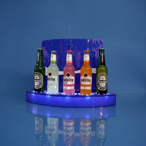 Exhibidor de Whisky Acrílico para 6 Botellas, Estante Moderno para Licores de Mostrador con Logotipo Personalizado para Tiendas Minoristas - Product Image 6