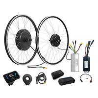 Kit de conversion de vélo électrique GreenPedel 48V 1500W 1000W 500W Cassette 36V 250W Moteur de moyeu de roue avant Kits de conversion de vélo électrique