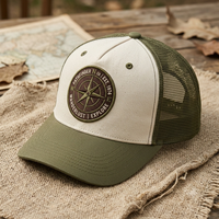 Gorras Trucker Unisex Ajustables de Estilo Deportivo con Letras, Visera Plana, 5 Paneles, 100% Poliéster, Color Sólido, Cierre de Hebilla de Una Sola Pieza