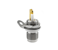Conector Coaxial WSARK Eléctrico RF TNC Hembra Triaxial Tipo Recto para Montaje en Panel