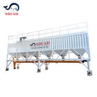 Système SDCAD sans poussière, conforme aux normes strictes pour silo à ciment horizontal écologique avec contrôle PLC