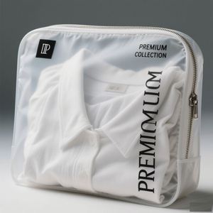 Impression de logo personnalisé 100 pièces sacs refermables pour t-shirts joint auto-adhésif BOPP sacs en plastique transparents pour vêtements chaussettes en fourrure - Product Image 4