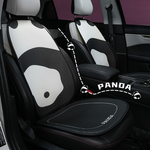 Panda Car Seat Cushion Mesh Fabric Non Slip Four Seasons Decorative Cover Set Of 3 4 - Product Image 1