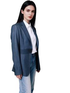 Phụ Nữ Của Không Thấm Nước Thoáng Khí Chính Thức Áo Khoác & Phù Hợp Với V Cổ Skinny Phù Hợp Với Văn Phòng Đồng Phục Tops - Product Image 2