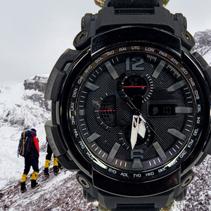 Thể thao ngoài trời đa chức năng đèn LED Nhiệt kế còi cào Poker chiến thuật sinh tồn đồng hồ - Product Image 3