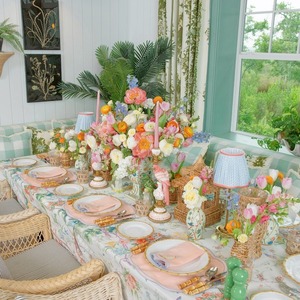 Oem Bán buôn tinh tế hoa in vết kháng thanh lịch Cotton Linen Khăn ăn placemat <span class=keywords><strong>tablecloth</strong></span> <span class=keywords><strong>Set</strong></span> cho Chic Patio bữa ăn tối - Product Image 4