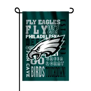 Bandera de doble cara, 12x18 pulgadas, nfl, fútbol, águilas de Phillips, jardín, gran oferta