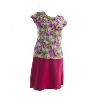 Robe de bain longue avec fermeture éclair au dos, short intégré, robe de bain modeste, longueur genou, pour la plage