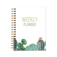Usine Logo personnalisé planificateur hebdomadaire mensuel Manifestation objectif Journal Journal A4 A5 Agenda quotidien planificateur cahier