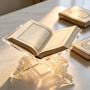 Support de Coran en acrylique personnalisé, support de Coran <span class=keywords><strong>Calligraffiti</strong></span>, décoration islamique, décoration arabe, cadeaux islamiques - Product Image 6