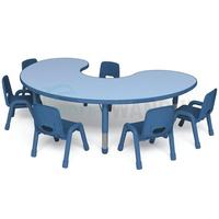 Meubles durables pour enfants Mobilier préscolaire Chaise de table pour enfants de l'école maternelle