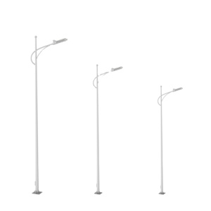 Poteau d'éclairage intelligent multifonctionnel galvanisé sur mesure de 3m à 12m pour routes et autoroutes urbaines - Product Image 1