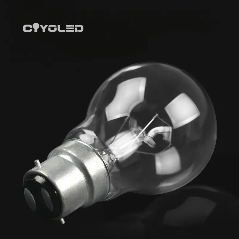 COYOLED Incandescent bulbs 25W 100W 200W BC/B22 230V Clear A55