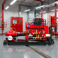 Pompe de lutte contre l'incendie à boîtier divisé certifiée UL/FM 1250 gpm avec moteur diesel 86hp-469hp