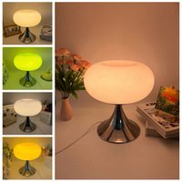 Lampe de table LED USB Lollipop Nordic, style moderne minimaliste Bauhaus, lampe de chevet, lampe de bureau, lampe de chambre confortable, lampe de salon en verre