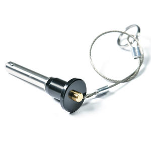 Sıcak satış Dia 10mm alüminyum sap paslanmaz çelik gövde tel dizi hızlı bırakma pimi top kilitleme pimi - Product Image 3