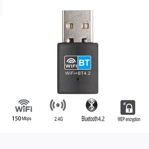 อะแดปเตอร์ USB WIFI BT4.2 2 in 1 รุ่น RTL8723DU ความเร็ว 150Mbps การ์ดแลนไร้สายและดองเกิล BT 4.2 สำหรับคอมพิวเตอร์ อะแดปเตอร์ USB WIFI 2 in 1 - Product Image 5