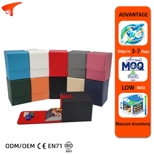 Boîte Torson pour TCG Commander Yu-Gi-Oh, boîte de rangement pour cartes de jeu de société, boîte à cartes à rabat, boîte à cartes 100+, boîte portable avec logo personnalisé - Product Image 1