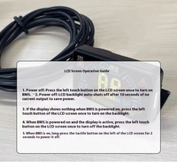 Pantalla Táctil LCD 4.3RS485 para BMS JIKONG, Placa PCB con Comunicación RS485, Soporte Multi-idioma, Monitoreo del Nivel de Batería