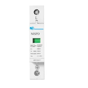 Chiếu sáng arrester AC DC SPD Chất lượng cao điện áp thấp Din Rail Surge arrester cho năng lượng mặt trời hệ thống