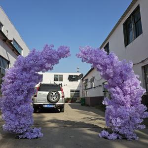 גדול חיצונית 10ft דובדבן קישוט תפאורה פרח קשת ורוד דובדבן פרח קשת עץ מלאכותי לחתונות קישוט חתונות - Product Image 3