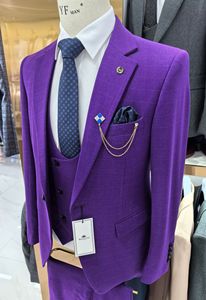 Chất Lượng Cao Người Đàn Ông Của Ba-Mảnh Kinh Doanh Văn Phòng Chính Thức Mặc Cổ Điển Phù Hợp Với Phù Hợp Với Duy Nhất Ngực Phù Hợp Với Với Quý Ông Của Trang Phục - Product Image 3