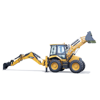 Chargeuse-pelleteuse compacte SANY 10,5T avec godet de chargement de 1,1 m³ et godet d'excavation de 0,2 m³