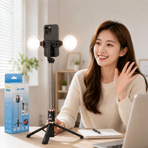 Trépied extensible JC-17H avec lumière LED intégrée, support en acier inoxydable de 1100 mm - Product Image 4