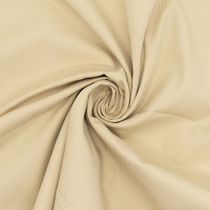 Tela de Algodón 100% con Textura a Rayas, 32*32, No Elástica, Color Caqui, en Stock para Prendas de Vestir, Pantalones, Chaquetas y Camisas - Product Image 2
