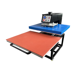 เครื่องรีดร้อนไฮดรอลิกคุณภาพสูง 1 สถานี ขนาด 80x100 ซม. สำหรับงานพิมพ์ซับลิเมชั่นอัตโนมัติสำหรับเสื้อผ้า รุ่นใหม่ - Product Image 1