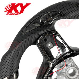 Volant en fibre de carbone forgé avec LED personnalisées pour Honda Civic Accord Sport 2021-2026 pour Acura integra A Spec/Type S - Product Image 2