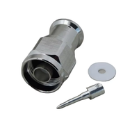 Connecteur coaxial RF mâle de type N 50 ohms à souder pour câble super flexible de 1/2''