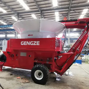 Pto Driven Cattle Hammer Mill Tub Grinder Machine For Corn Hay Straw Grass Alfalfa