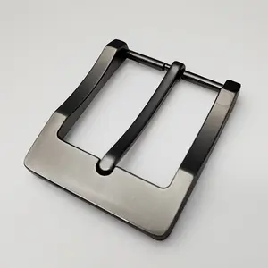 Stock Alloy Zinc Buckle For Belt Strap Custom 4 CM Pin Belt Buckle
