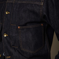 Ensemble en denim selvedge personnalisé YAXI, jean et veste en denim selvedge lourd, 2 pièces, style japonais, costumes en denim selvedge brut pour hommes