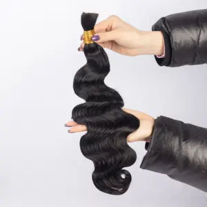 Hot Selling Body Wave Human Hair Bulk No Weft 12A Brazilian Virgin Bulk Hair For Braids 100g