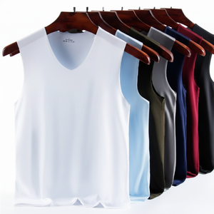 T-shirt funzionale da uomo con scollo a V Nasi Coolnasi, senza cuciture, senza cuciture, con maniche corte, opzioni di taglia disponibili - Product Image 1