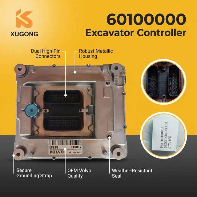 60100000 Controller for Volvo L110F Wheel Loader ECU ECM Electronic Control Unit Computer Board 60100000