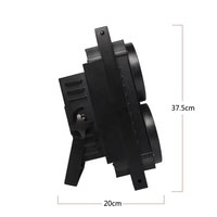 Nouveau projecteur LED à 4 yeux, 4x100w Cob Blinder DMX 4 en 1 Rgbw LED, projecteur pour public