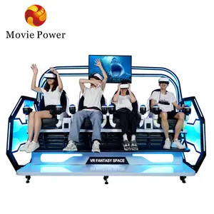 Movie Power Virtual Reality Roller Coaster Egg Chair Dynamic Technology Game 9d Vr Cinema Machine for amusement park