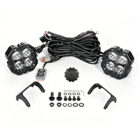 Nouvelle lampe de travail DRL bicolore de 4 pouces avec télécommande, 160W, faisceau large et spot combiné, LED, étanche IP67 pour camion, UTV, VTT