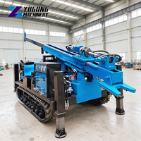 Mini-foreuse hydraulique 80m avec trépan diamanté pour travaux d'exploration peu profonde