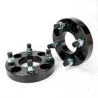 Adaptateurs d'entretoises de roue universels en aluminium billette non centrés sur un moyeu, 25 mm, 4x114.3 / 4x4.5" pour Nissan 240SX Honda Accord Hyundai