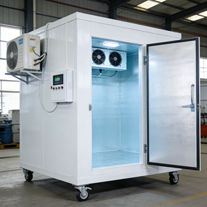 Best-Selling Custom Mobile <b>Freezer</b> Room Air Cooled Walk-in Cooler Daikin/Copeland Compressors Gear Components for Fish Storage - Product Image 2