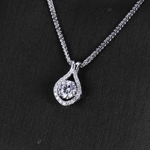 สร้อยคอเมสซี่ รุ่น MSN-612 ทองคำขาว 18K AU750 ประดับเพชร CVD แล็บโกรน 1.0 กะรัต - Product Image 2