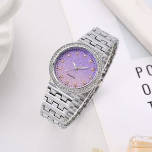 Orologi da <span class=keywords><strong>Donna</strong></span> <span class=keywords><strong>Rosa</strong></span> di Lusso con Quadrante Rotondo, Elegante <span class=keywords><strong>Orologio</strong></span> al Quarzo per Signore, Look Ghiacciato, Gioiello da Festa, Mini <span class=keywords><strong>Orologio</strong></span> da Polso Carino - Product Image 6