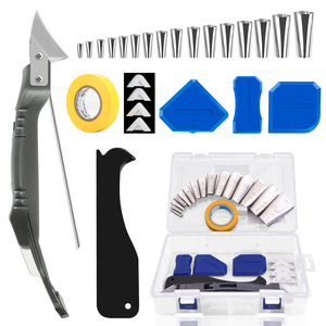 27PCS Buses en caoutchouc en acier inoxydable Outils de remplissage de colle <span class=keywords><strong>Kit</strong></span> d'outils de <span class=keywords><strong>calfeutrage</strong></span> en métal - Product Image 3